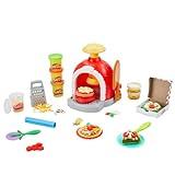 Play-Doh Kitchen Creations Pizza Oven Playset with 6 Cans & 8 Accessories, Back to School Classroom Supplies, Play Food & Cooking Toys, Preschool Toys, Ages 3+