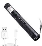 Long Range Green Laser Pointer Beam with USB Charging, Presentation Remotes for Indoor Meetings, Presentation, Cat Toys and Outdoor Adventures