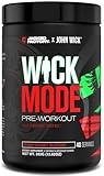 Jacked Factory X John Wick - Wick Mode Pre Workout Powder - Intense Energy, Battle-Ready Focus, Unstoppable Commitment, and Sheer Will - 40 Servings, Osaka Cherry Blossom