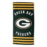 Northwest NFL Green Bay Packers Unisex-Adult Beach Towel, 30" x 60", Stripes