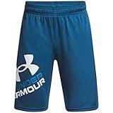Under Armour Boys Prototype 2.0 Logo Shorts, (426) Varsity Blue / / White, Small