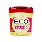 Eco Style Moroccan Argan Oil Styling Gel - Promotes Healthy Hair - Nourishes And Repairs - Delivers Long Lasting Shine - Provides Maximum Hold and Helps Tame Frizz - Ideal For All Hair - 8 oz