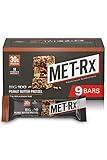 MET-Rx Big 100 Colossal Protein Bars, Great as Healthy Meal Replacement, Snack, and Help Support Energy, Peanut Butter Pretzel, With Vitamin A, Vitamin C, and Zinc, 100 g, (Pack of 9)