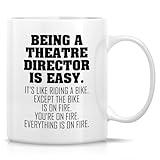 Retreez Funny Theatre Director Mug - 11 Oz Ceramic Coffee or Tea Cup - Humorous Gift for Drama Teacher, Stage Manager, Play Director - Birthday, Holidays, Appreciation Gift For Men, Women, Her, Him