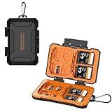 K&F Concept Memory Card Case - 25 Slot Carrying Case for SD, CF, CFexpress, Micro SD, Nano SIM & Micro SIM Cards