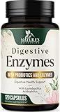 Digestive Enzymes with Probiotics - Probiotic Multi Enzymes with Probiotics and Prebiotics for Digestive Health and Bloating Relief for Women and Men, Daily Enzymes for Gut & Digestion - 120 Capsules