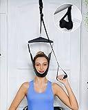 comness Cervical Neck Traction Device Over Door for Home Use, Portable Neck Stretcher Hammock for Neck Pain Relief, Physical Therapy AIDS for Neck Decompressor.