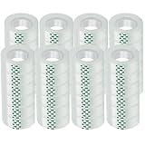 WUKAKA 48 Rolls Transparent Tape Refills Rolls Each Rol 1 inch Corel 3/4 x 900 Inches,for School,Office, Home.