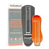 BURLINGHAM'S Shoe Size Measuring Devices For Adults and Kids - Accurate, Easy To Use Foot Measuring Device Set - Never Order The Wrong Size Shoes Again With This Shoe Sizer Tool - 2 Pack