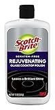 Scotch-Brite Scratch-Free Glass Cooktop Polish – Gentle Cleaner for Glass Stove Tops, Phosphate-Free Formula, Streak-Free Shine, Residue Remover for Smooth Surfaces, Easy to Use, 12 oz