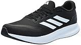 adidas Men's Run Falcon 5 Sneaker, Black/White/Black, 8.5