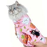 27.6" Cat Wrap for Cutting Nails Cat Grooming Restraint Swaddle Wrap Burrito Wrap XL(Within 17lbs) Anti-Scratch Anti-Escape Multifunctional Pet Tool Halloween Decor