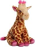 Aurora® Huggable Destination Nation™ Giraffe Stuffed Animal - Global Exploration - Learning Fun - Pink 12 Inches