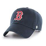 MLB Boston Red Sox Men's '47 Brand Home Clean Up Cap, Navy, One-Size (For Adults)