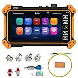 Optical Fiber Tester, WANLUTECH 1610nm 28dB 5.55'' Touchscreen OTDR Support 1310/1490/1550/1577nm Live Test VFL OPM LS(Light Source) Event Map OLT (Optical Loss Test) RJ45 Cable Tester Network Tools