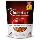 Fruitables Baked Dog Treats – Healthy Low Calorie Pumpkin Treats – Free of Wheat, Corn and Soy – Cripsy Bacon and Apple – 12 Ounces