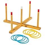 Franklin Sports Wooden Ring Toss