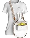LITMON Pickleball Paddle Bag Leather Crossbody with Adjustable Strap and Fence Hook – Stylish and Fashionable Design
