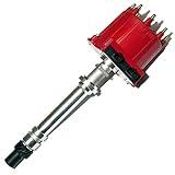 MAS Small Block Big Block EFI TBI Distributor 1987-1997 5.0L 5.7L 7.4L Compatible With Cadillac Chevy C/K Pickup Truck Van Camaro 305 350 454 HEI652R Red Cap 110-3952 GM19