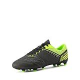DREAM PAIRS Mens Cleats Football Soccer Shoes,Size 8,Black/Neon/Green,160859-M