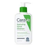 CeraVe Hydrating Facial Cleanser, Moisturizing Face Wash For Dry Skin, Hyaluronic Acid + Ceramides + Glycerin, Hydrating Cleanser For Normal To Dry Skin, National Eczema Association Certified