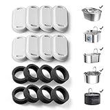 PETLIBRO 8 Packs Replacement Filters for Stainless Steel Cat Water Fountain PLWF003 & PLWF006, 4 Months Set of Replacement Filters fot Pet Water Fountain Stainless Steel