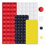 BLEWAY Bump Dots for Visually Impaired 165 Pcs Combo Pack(Red,Yellow,Black,White) - Low Vision Aids Braille Stickers Raised Tactile Dots for Elderly, Blind