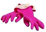 Casabella Premium Waterblock Reusable Household Cleaning Gloves, Medium