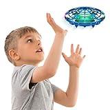 Force1 Scoot Hand Operated Drone for Kids or Adults - Hands Free Motion Sensor Mini Drones for Kids, Easy Indoor Small UFO Toy Flying Ball Drone Toy for Boys and Girls Kids Drones (Blue)