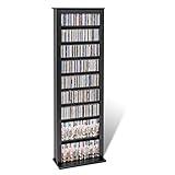 Prepac Narrow Cabinet Media Storage, Slim Barrister Tower, Black