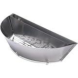 Slow 'N Sear SnS Grills Patented Deluxe Insert for Low ‘N Slow Smoking & Charcoal Grill Cooking - Stainless Steel, Removable Reservoir for Kettle Grill BBQ - Deluxe 22” in