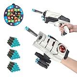 Star & Wars Foam Blaster Pistol Nerf Gun Toy Set, Dart Shooting Armor Superhero Toy for Kids, Iron Man Repulsor Gauntlet, Storm Trooper Costumes Roleplay Mandalorian Gun, Ages 5 6 7 8 9 10+ Boy