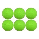 Velocity Lacrosse Balls - Official NFHS, SEI, and College Approved Size - Meets NOCSAE Standard - Approved Competition Colors - Lime Green, 6 Pack