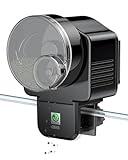Pawfly Automatic Fish Feeder for Aquarium, Auto Vacation Timer for Tank 60 ml Adjustable Fish Food Dispenser for Pellets Strips, Battery Operated (Battery Not Included)