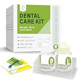 Temporary Tooth Repair Kit - Zinc Oxide Eugenol Cement Dental Care Kit Glue for Crowns & Bridges Filling - Improves Smile