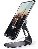 Lamicall Tablet Stand Adjustable, Tablet Holder : Desktop Tablet Accessories Holder Dock Compatible with 4-13" Tablet Such as iPad Pro 11, 9.7, 10.5, Air Mini 2 3 4, Kindle, Nexus, E-Reader, Black