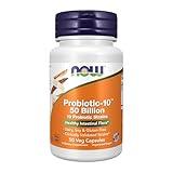 NOW Foods Supplements, Probiotic-10™, 50 Billion, with 10 Probiotic Strains, Strain Verified, 50 Veg Capsules