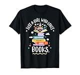 Just A Girl Who Loves Books Gifts For Bookworm T-Shirt