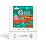 Reach International Outfitters Pennsylvania Adventure Bucket List: 50 Scratch-Off Cards for Outdoor Activities, Tourist Attractions, and Road Trips - Perfect Travel Gift and Guide for Exploring