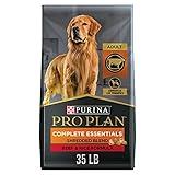 Purina Pro Plan Complete Essentials Shredded Blend Beef and Rice Dog Food Dry Formula with Probiotics for Dogs - 35 lb. Bag