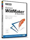 Quicken WillMaker & Trust 2024 - Estate Planning Software - Includes Will, Living Trust, Health Care Directive, Financial, Power of Attorney - Legally Binding - [CD, PC/Mac Download, Online]