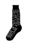 Foot Traffic Men's Education-Themed Socks, Math Genius (Size 7-12)