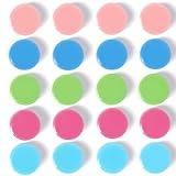 QOJOPU 20PCS Fridge Magnets, Small Strong Refrigerator Magnets for Whiteboard, Locker, Kitchen, Office, Classroom & School, Mini Decorative Round Cute Heavy Duty Magnets for Crafts and Home (5 Colors)