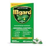 IBgard Gut Health Supplement, Peppermint Oil Capsules for Abdominal Comfort, 48 Capsules (Packaging May Vary)