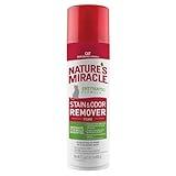 Nature's Miracle Advanced Stain and Odor Eliminator Foam Cat 17.5 Ounces, for Severe Cat Messes, Aerosol