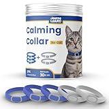 Journeward Calming Collar for Cats - 5 Pack, 150-Day Cat Calming Collar, Stress Relief & Anxiety Control for Cats, Calm Collars Cat (3 Blue & 2 Gray)
