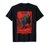Black Death European Tour Plague Rat Medieval History Goth T-Shirt