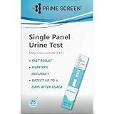 Prime Screen [25 Pack] EtG Alcohol Urine Test - at Home Rapid Testing Dip Card Kit - 80 Hour Low Cut-Off 300 ng/mL - WETG-114