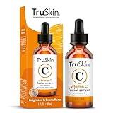 TruSkin Vitamin C Serum For Face – Anti Aging Formula with Vitamin C, Hyaluronic Acid, Vitamin E – Brightening Serum – Improve Appearance of Dark Spots, Tone, Fine Lines & Wrinkles, 1 Fl Oz