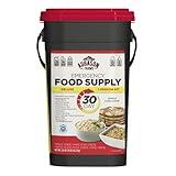 Augason Farms 30 Day Emergency Food Supply Kit - 1 Person Survival Meal kit - Dehydrated Meals with Long Shelf Life - Just Add Water - Ideal for Prepping, Camping, Emergency Use - 200 Servings